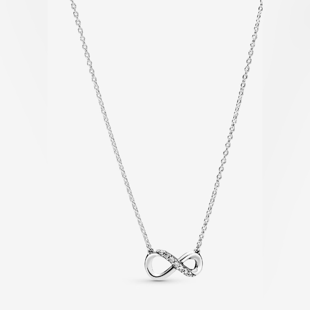 Pandora sterling silver infinity necklace